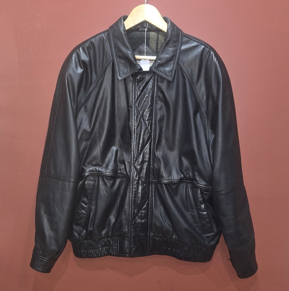 John Ashford Black Bomber Jacket